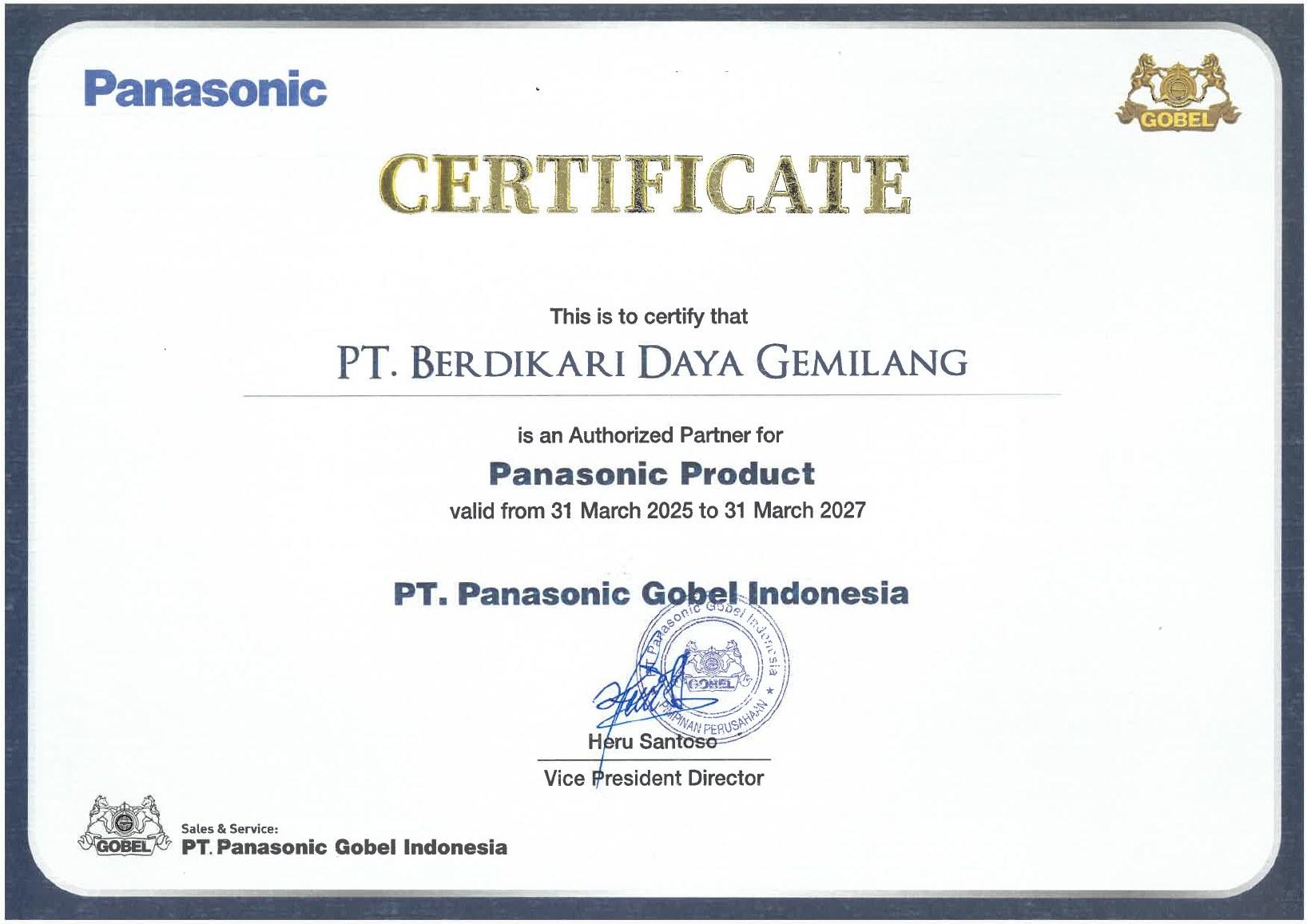 Panasonic Authorized Partner